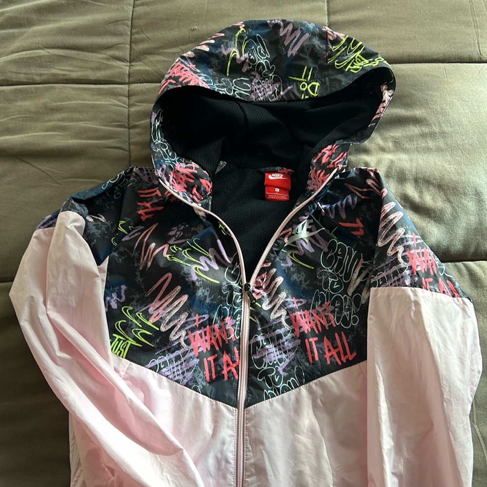 Nike Girls size large windbreaker